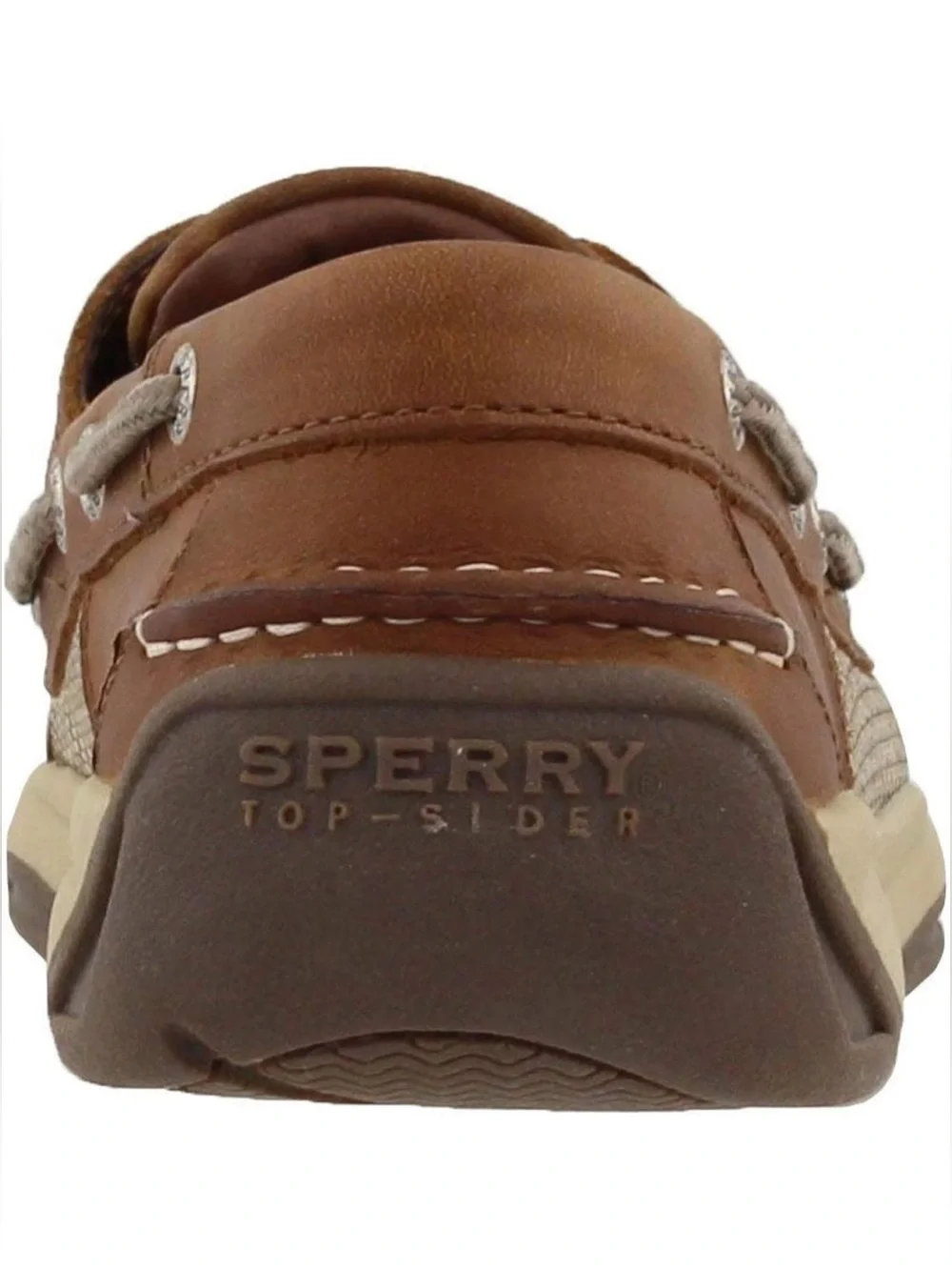 Sperry Intrepid Boat Shoes, Cognac Leather with Breathable Sides, NIB Retail $89